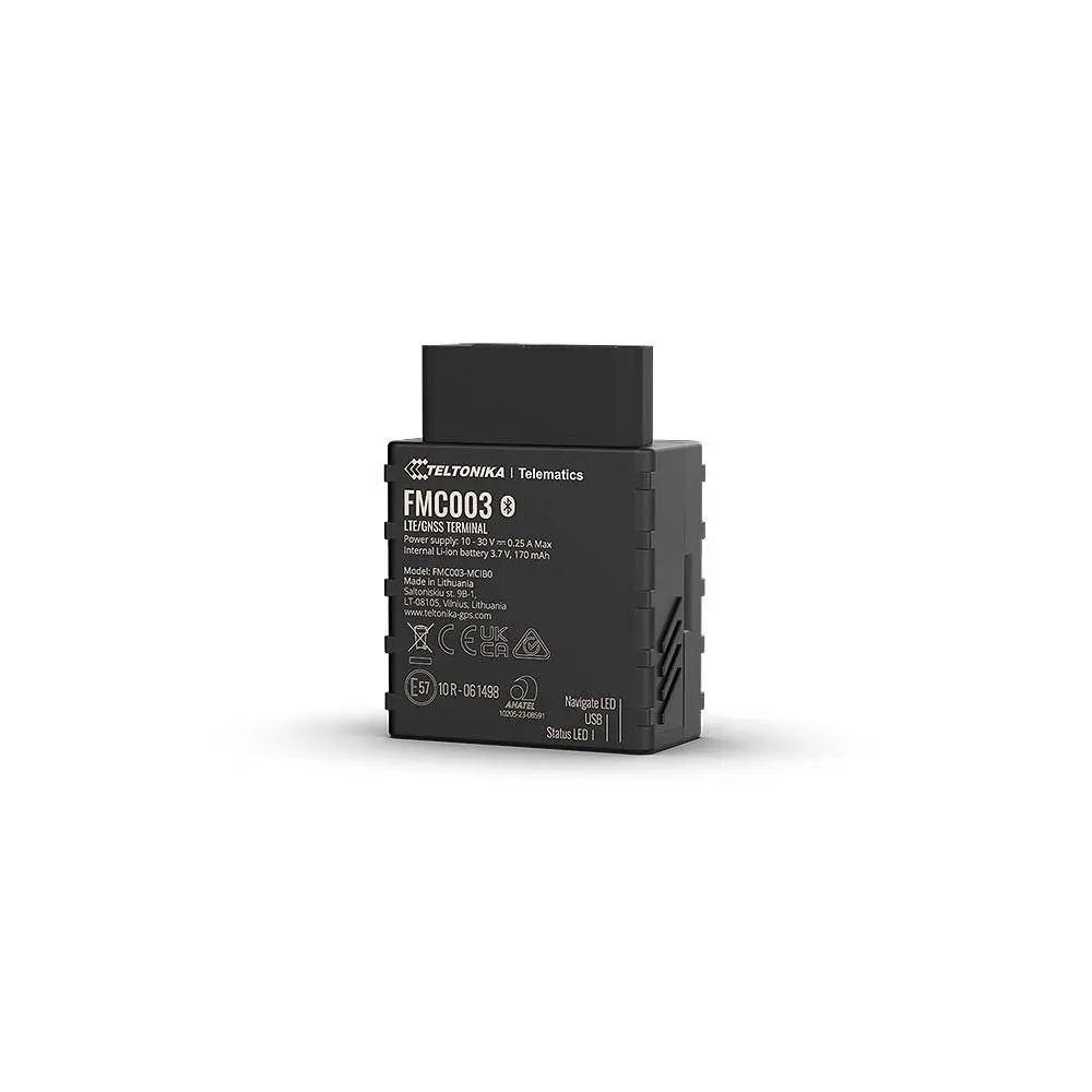 FMC003 Traceur GNSS 4G LTE Cat 1 OBDII Avancé Bluetooth