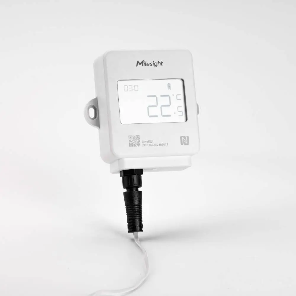 Capteur Température 1 Sonde Déportée LCD Norme HACCP LoraWan