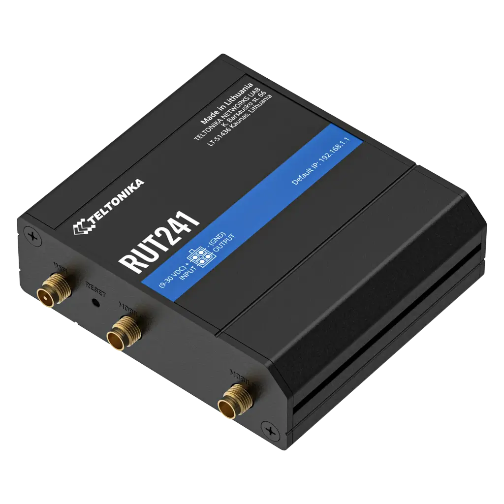 RUT241 Routeur Cellulaire Industriel 4G LTE Cat 4