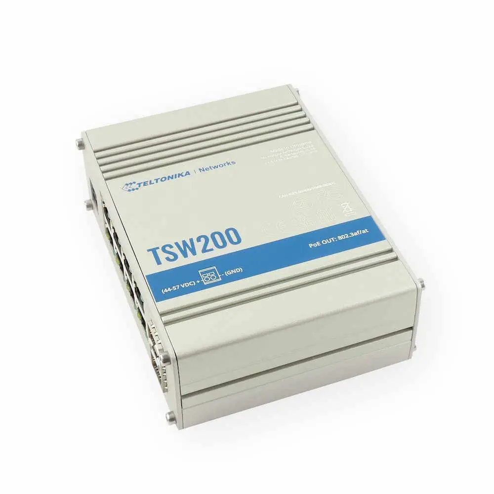 TSW200 Industrial PoE+ Switch
