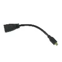Adapteur Micro HDMI Mâle vers HDMI Femelle 10cm pour Raspberry Pi 4 et Pi 5