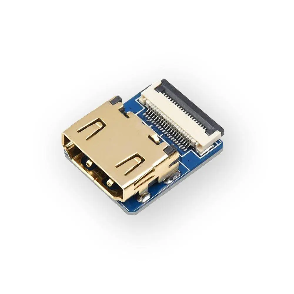 Adaptateur connecteur HDMI Horizontal (B) pour câble HDMI DIY