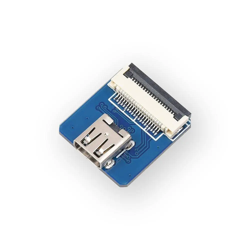 Adaptateur connecteur micro HDMI Horizontal (B) pour câble HDMI DIY