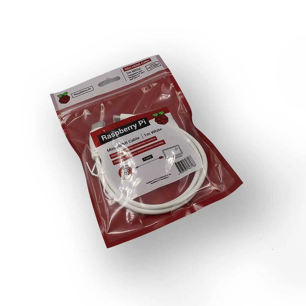 Câble officiel Mini HDMI vers HDMI Raspberry Pi 1m