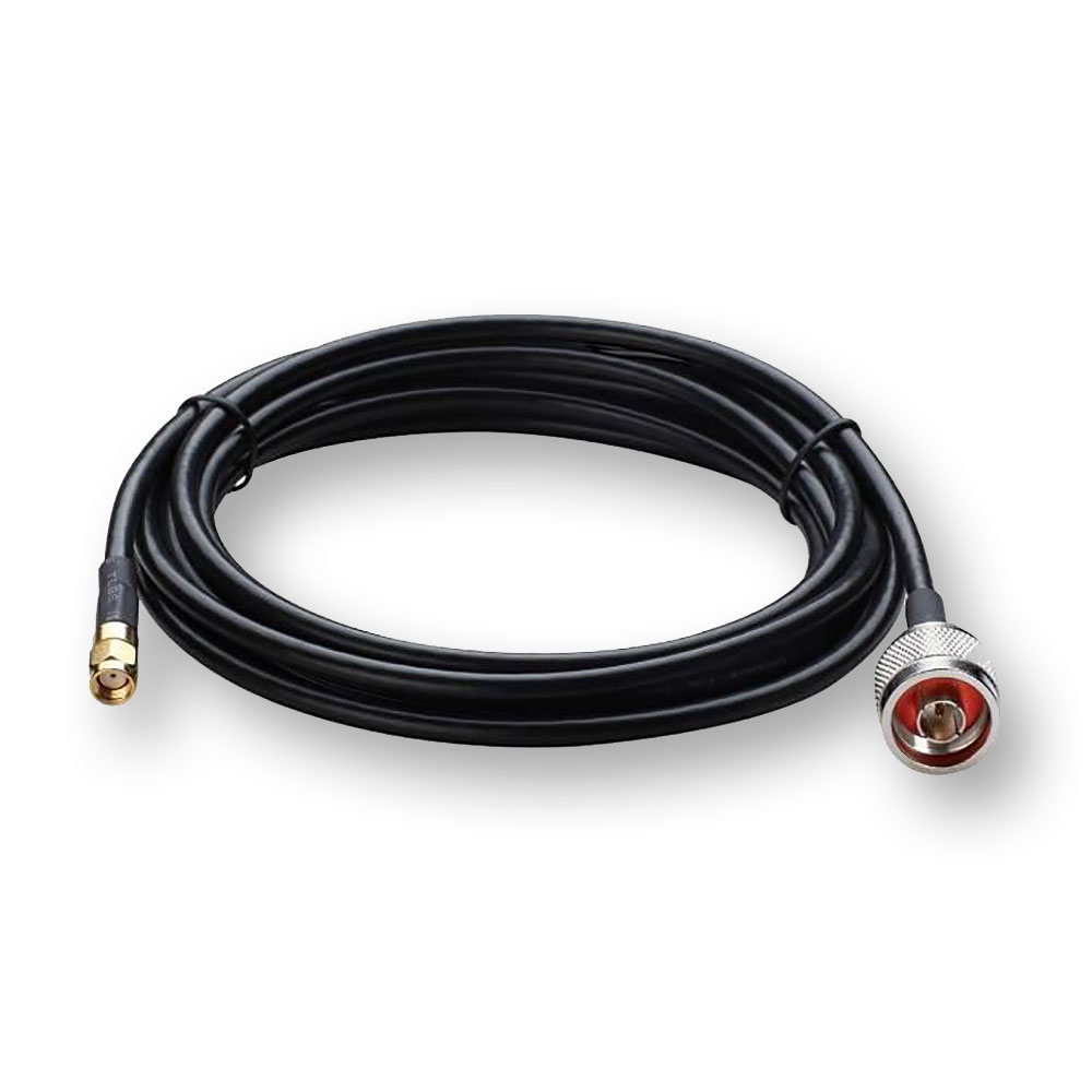 Câble d'Antenne à faible perte LL195 de 2.5m RP-SMA mâle - Type N mâle 