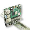 RPIDINCOOL - Support Rail Din Raspberry Pi Vertical Aluminium