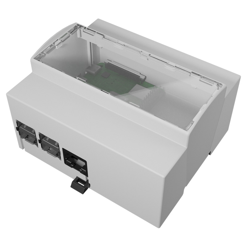 Boitier Pi 4 6M Rail DIN pour Raspberry Pi 4