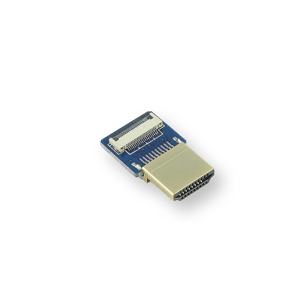 Adaptateur connecteur HDMI droit pour câble HDMI DIY