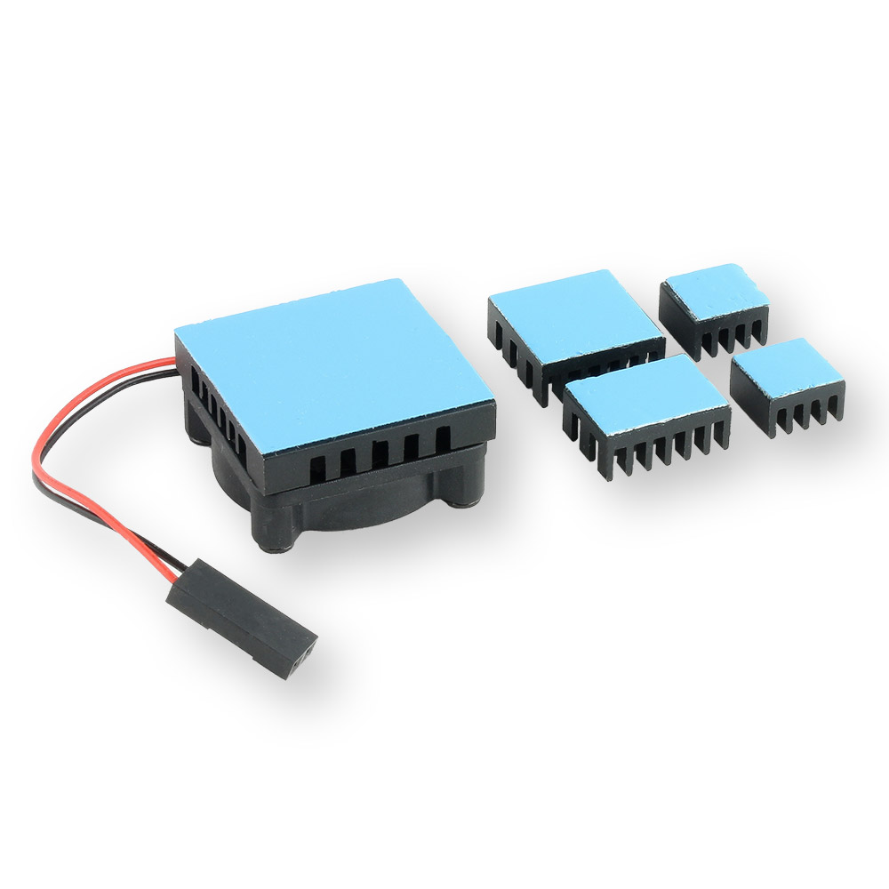 Dissipateurs thermiques Raspberry Pi 3 et Pi 4 avec ventilateur