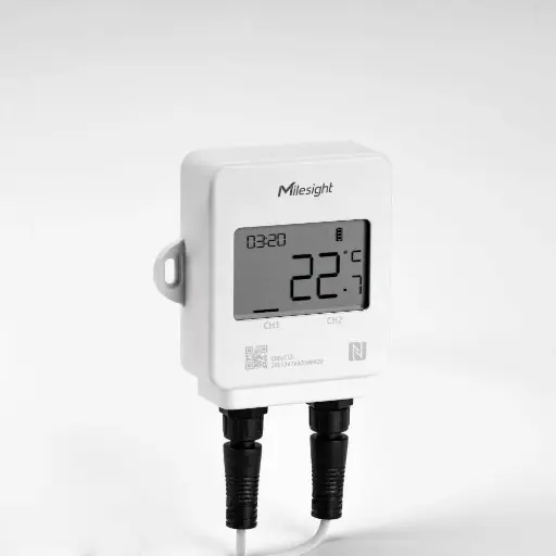 [ML_TS302-868M] Capteur Température 2 Sonde Déportée LCD Norme HACCP LoraWan