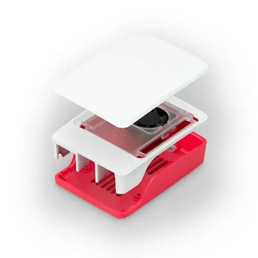 [RPI_SC1159] Boîtier Raspberry Pi 5 officiel - Rouge & Blanc