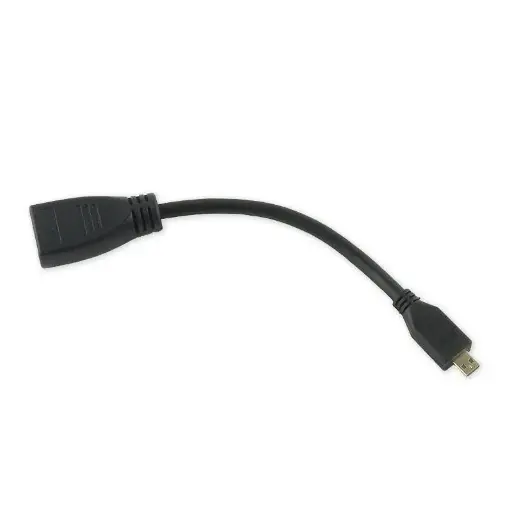 [PR0004700] Adapteur Micro HDMI Mâle vers HDMI Femelle 10cm pour Raspberry Pi 4