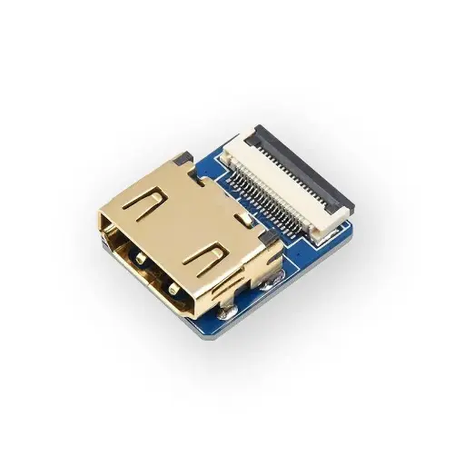 [WS_HDMI-DIY_23131] Adaptateur connecteur HDMI Horizontal (B) pour câble HDMI DIY