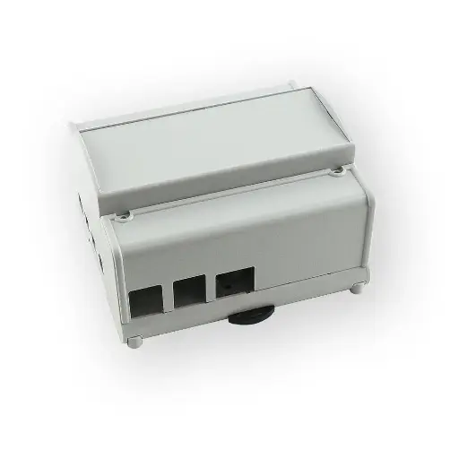 [EL_MR6-HD-P4-GR] Boitier Pi4 Rail DIN 6M - Raspberry Pi 4