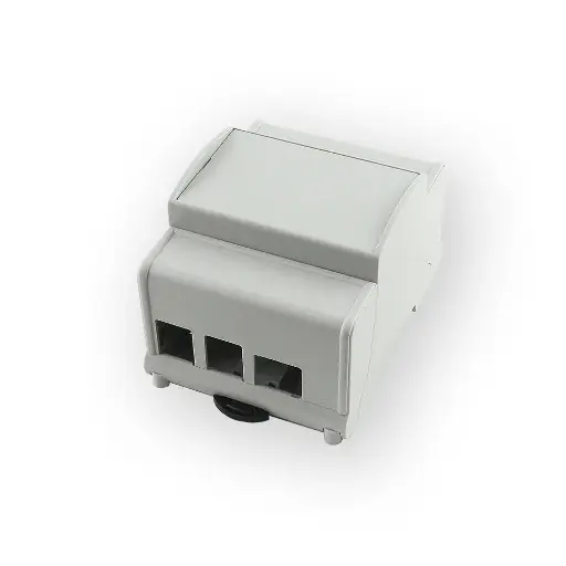 [EL_MR4-HD-P4-GR] Boitier Pi 4 Rail DIN 4M - Raspberry Pi 4