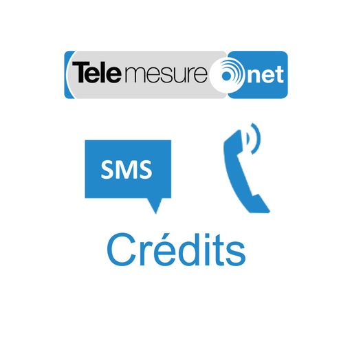 [CRD-TELE-SMSTEL-20] 20 Crédits Télémesure (SMS - Appels)