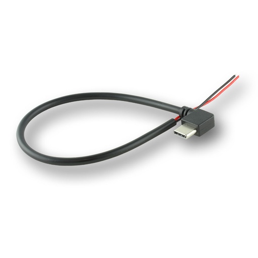 [PR0003180] Câble USB-C 2.0 coudé d'alimentation Raspberry Pi 4
