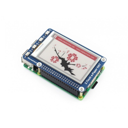 [PR0002030] Module d'affichage E-Ink 264x176, 2.7 pouces - Raspberry Pi, 3 couleurs